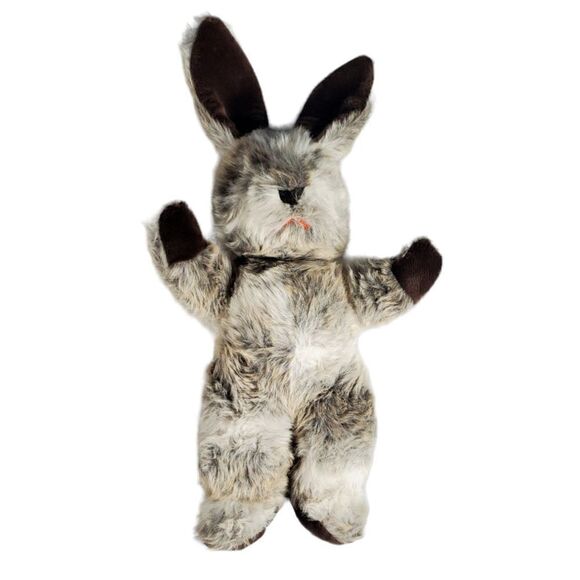 Vintage Althans Bunny Rabbit West Germany Floppy Ears Realistic Fluffy Plush - Picture 7 of 11